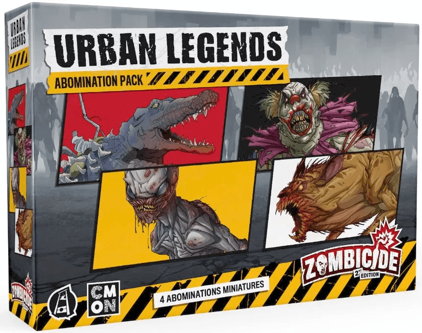 Capa de Zombicide (2ª Edição): Lendas Urbanas - Pacote de Abominações