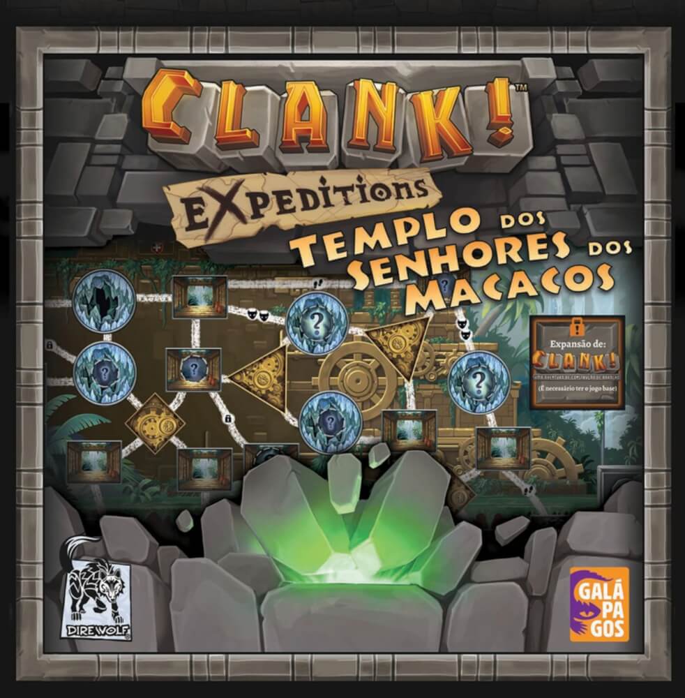 Capa de Clank! Expeditions: Templo dos Senhores dos Macacos