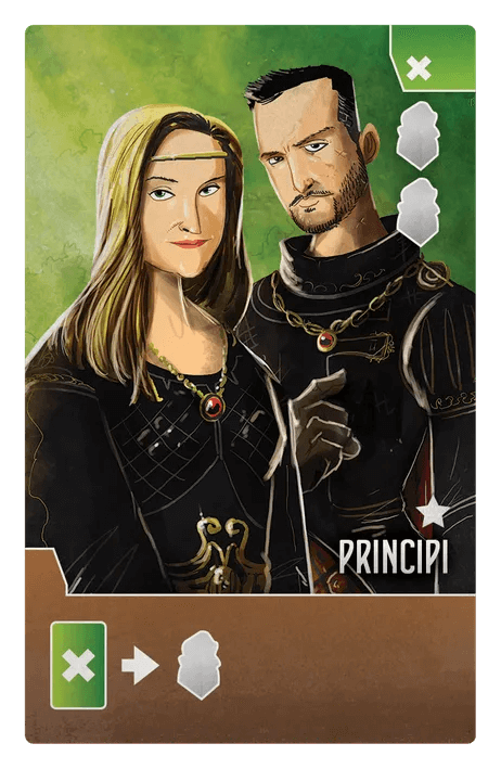 Capa de Paladins of the West Kingdom: Principi Promo Card