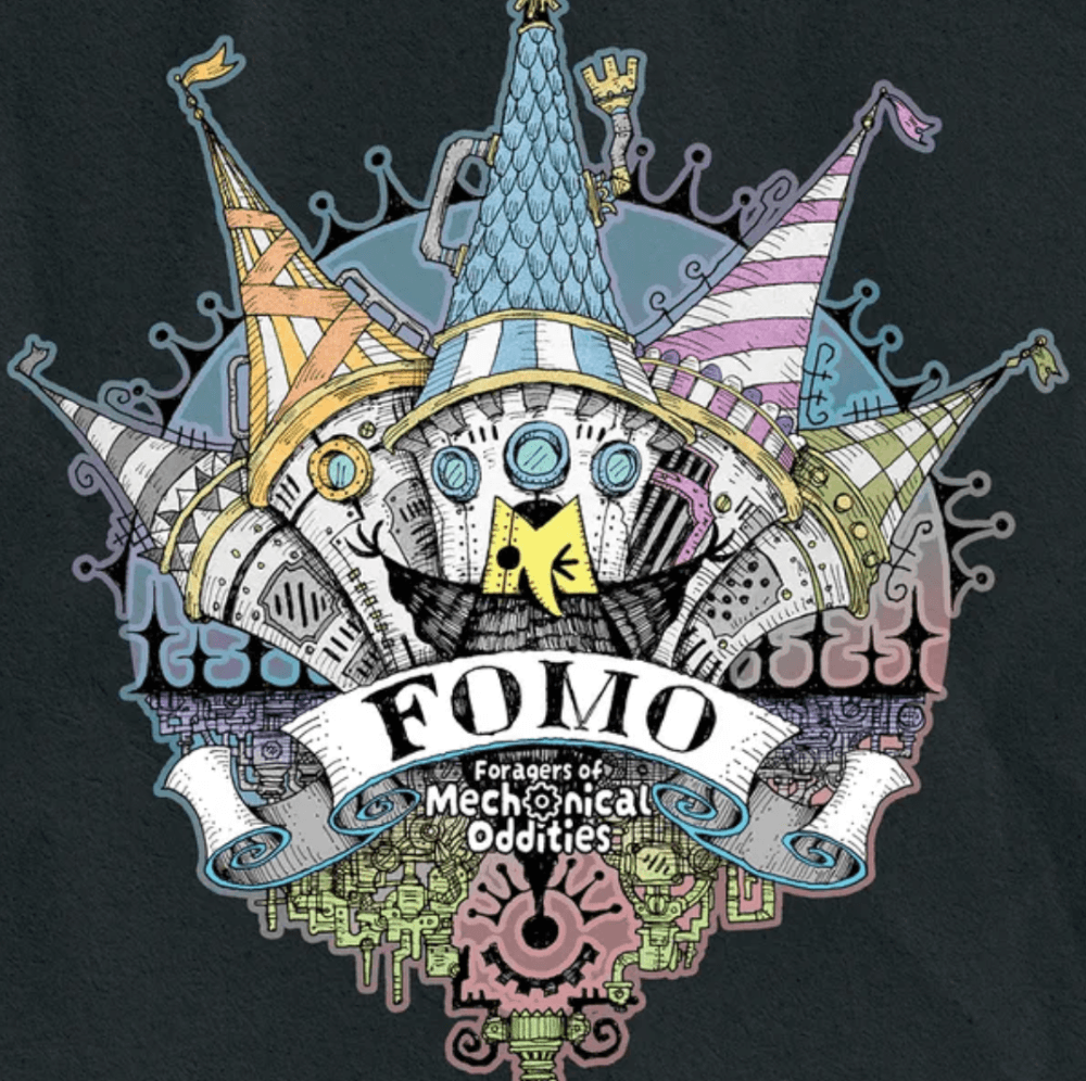 Capa de FOMO - Foragers of Mechanical Oddities