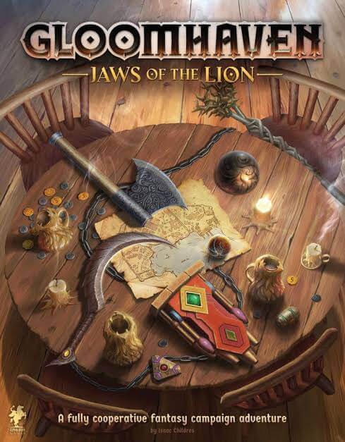 Capa de Gloomhaven: Presas do Leão