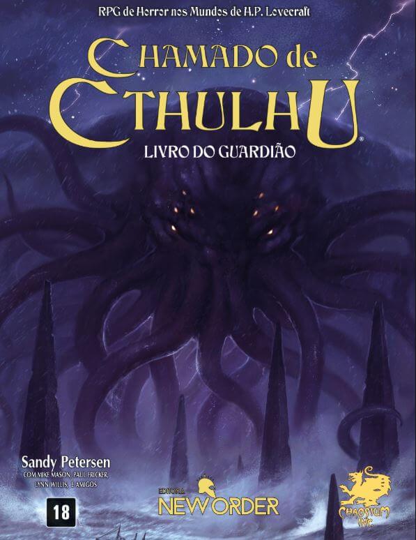 Capa de Chamado de Cthulhu (7ª Edição) - Livro do Guardião