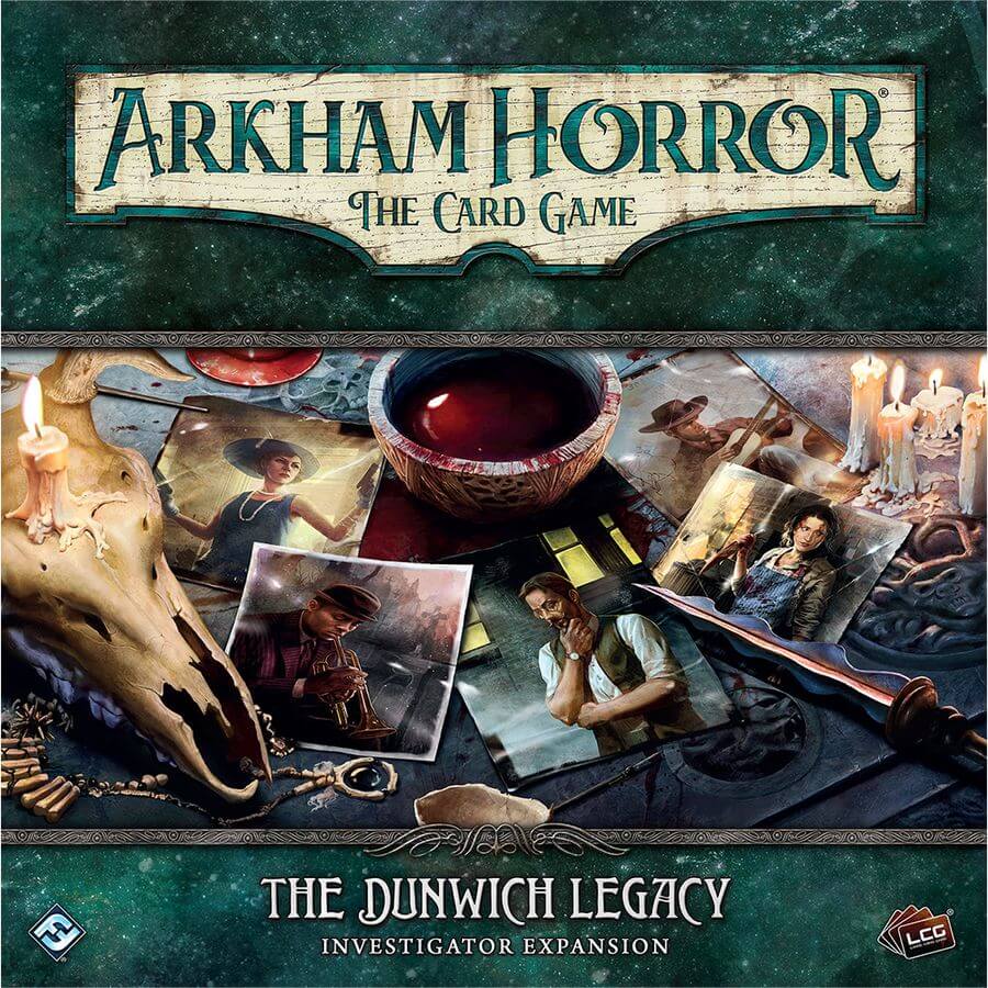 Capa de Arkham Horror: The Card Game - O Legado de Dunwich (Expansão de Investigador)
