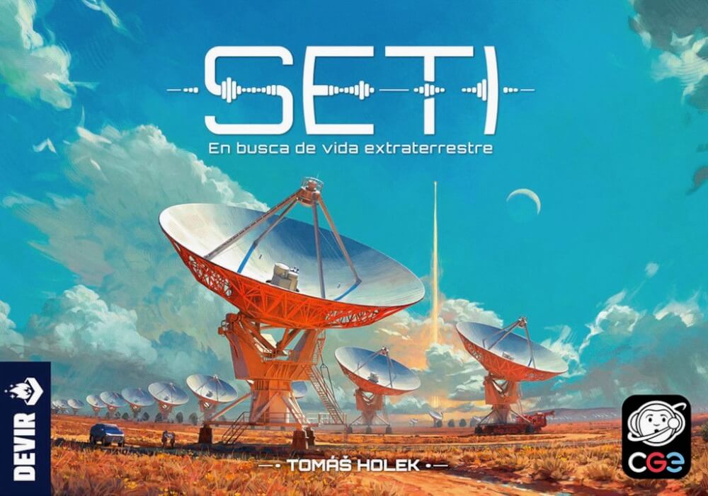 Capa de SETI: Busca por Inteligência Extraterrestre