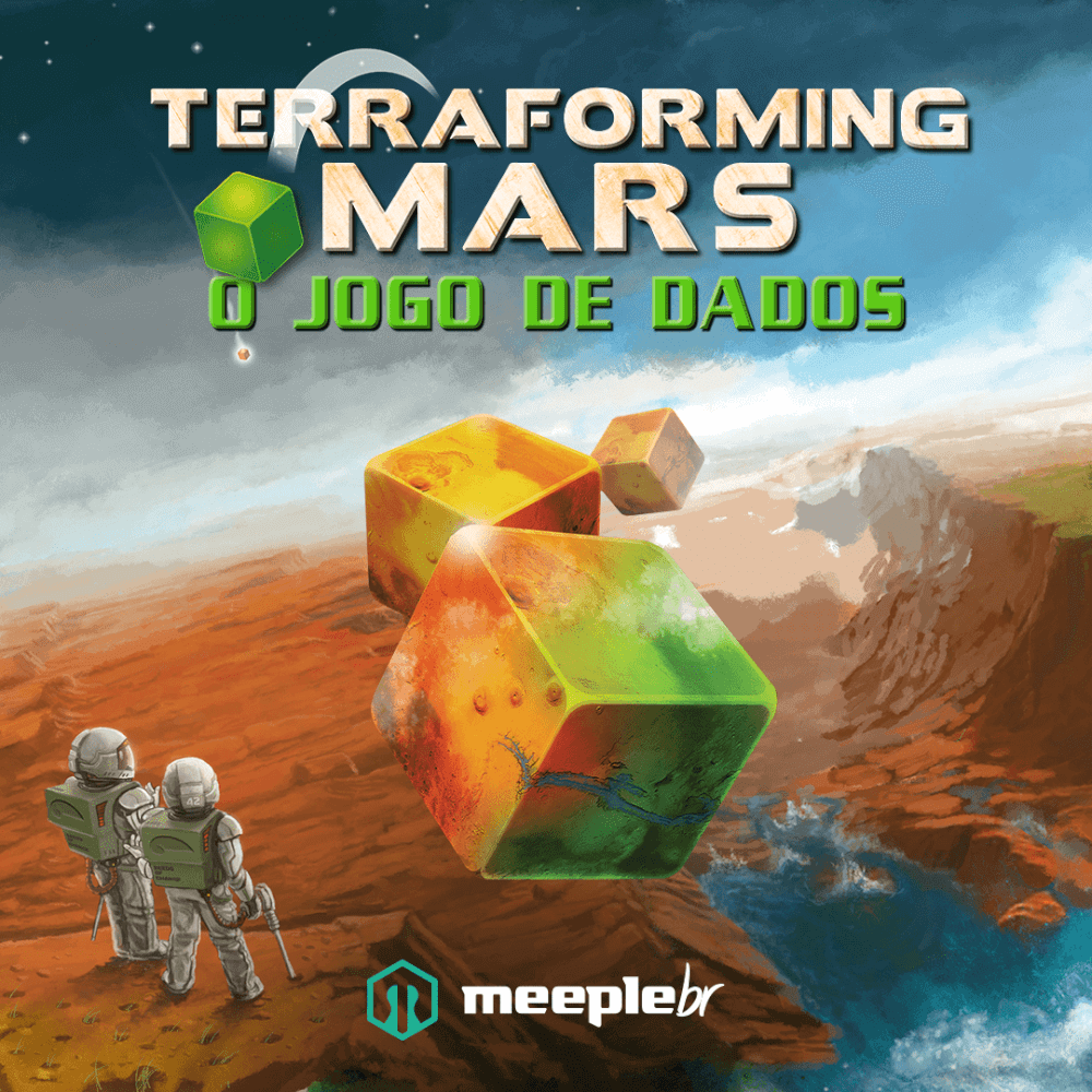 Capa de Terraforming Mars: o Jogo de Dados