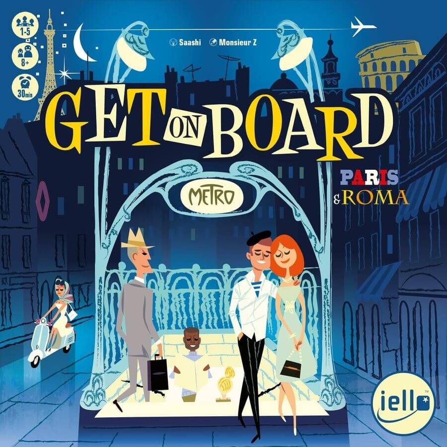Capa de Get on Board: Paris & Roma