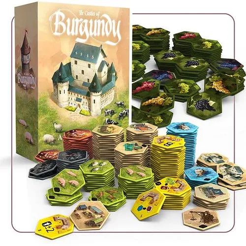 The Castles of Burgundy: Special Edition – Acrylic Hexes